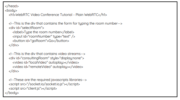 Tutorial: How to Build a Video Conferencing Application with WebRTC ...