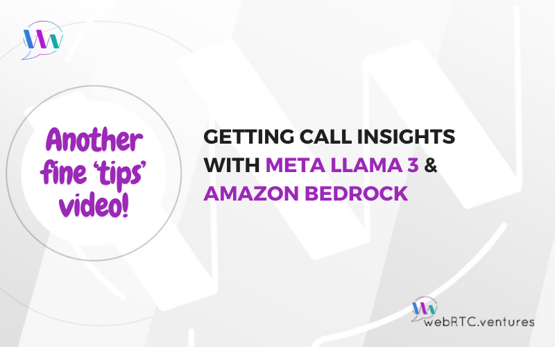 Call Insights with Meta Llama 3 & Amazon Bedrock