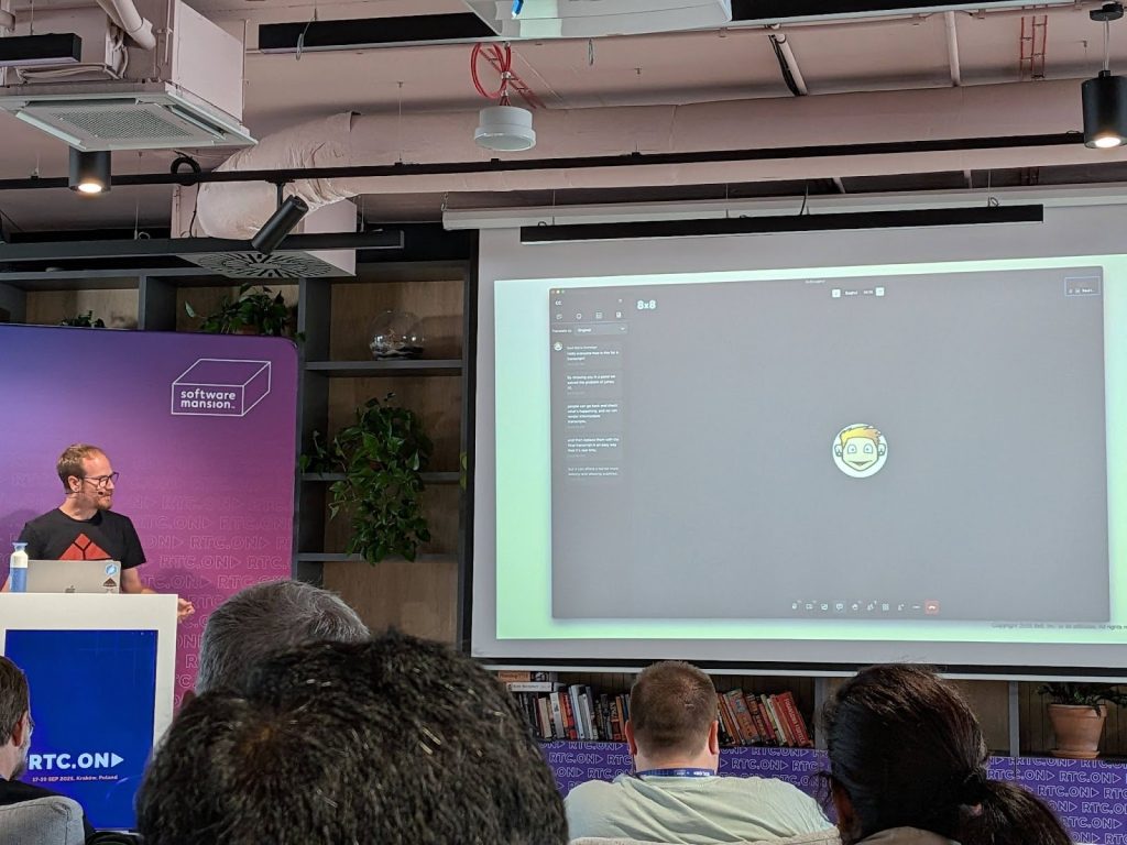 AI assisted transcriptions in Jitsi Meet, a talk by the Jitsi team at RTC.ON 2025. 