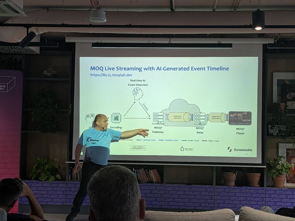 Streaming Bad: Breaking Latency with MOQ, a talk by Ali C. Begen at RTC.ON 2025
